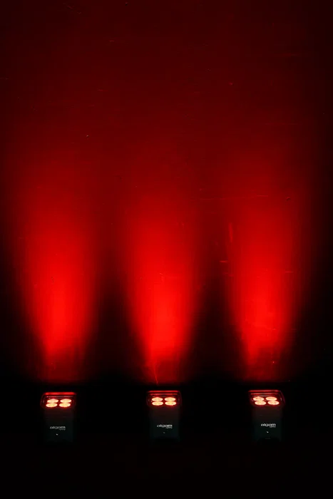 ALGAMLIGHT Projecteur LED Par 4x12W RGB IP65 avec Batterie et W-DMX
