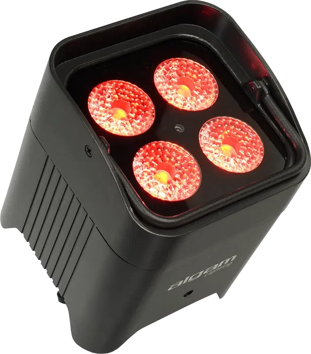 ALGAMLIGHT Projecteur LED Par 4x12W RGB IP65 avec Batterie et W-DMX