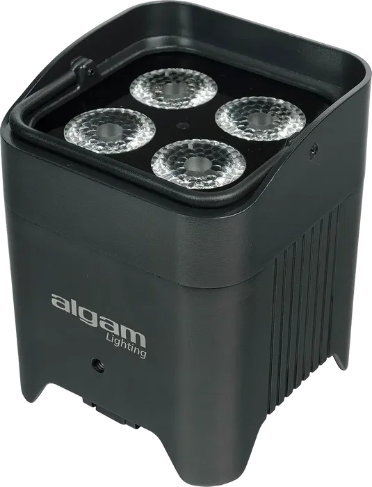 ALGAMLIGHT Projecteur LED Par 4x12W RGB IP65 avec Batterie et W-DMX