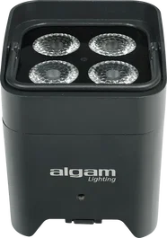 ALGAMLIGHT Projecteur LED Par 4x12W RGB IP65 avec Batterie et W-DMX