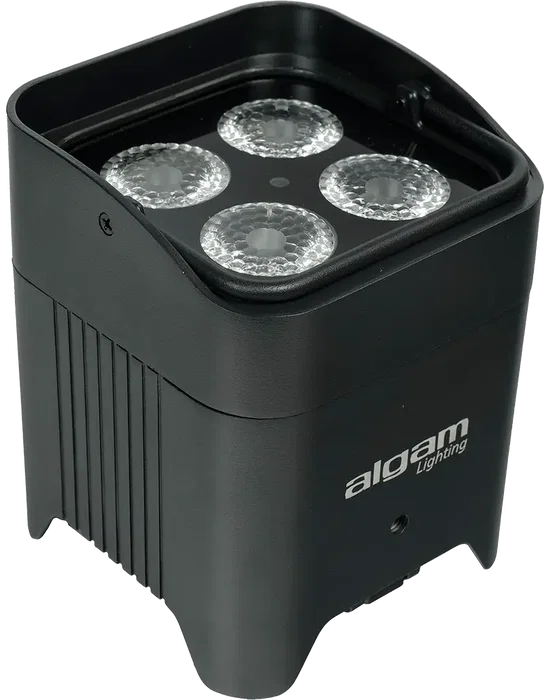 ALGAMLIGHT Projecteur LED Par 4x12W RGB IP65 avec Batterie et W-DMX