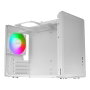 Mars Gaming MC-XPS Boîtier PC Mini Tower Blanche avec Panneau en Verre Trempé et MESH USB 3.2