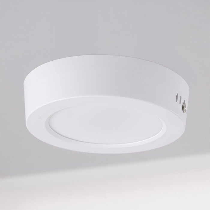 Plafon LED de surface blanc 6W 600lm 6000K IP20 Plafon LED de surface blanc 6W 600lm 6000K IP20