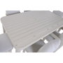Home ESPRIT Table de Salle à Manger Crème Aluminium 182 X 105 X 77 CM