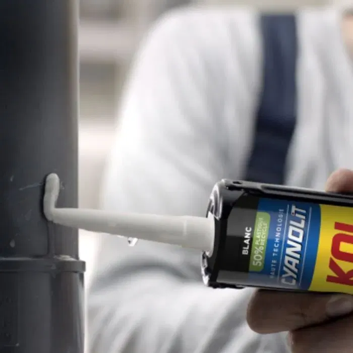 Cyanolit - Colle polyvalente de fixation et d'étanchéité, Blanc, 290 ml, haute performance, résistante aux chocs et aux températures