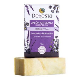 Dehesia Savon Artisanal Bio Hygiène Intime 100g - Manzanilla, Calendula, Karité, Aloe Vera, Huiles Essentielles - Vegan, Recyclable