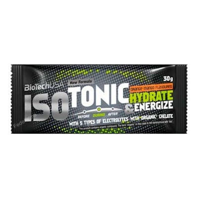 BIOTECHUSA Isotonic Orange-Mangue - Boisson isotonique poudre 30 g, saveur Naranja-Mango BIOTECHUSA Isotonic Orange-Mangue - Boisson isotonique poudre 30 g, saveur Naranja-Mango