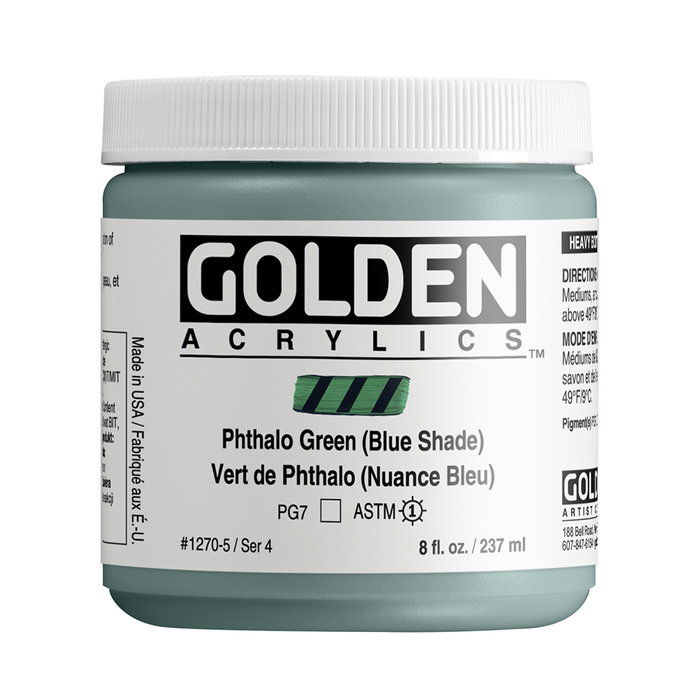 Golden Heavy Body Thalo Vert (Bleu) 237 ml Golden Heavy Body Thalo Vert (Bleu) 237 ml