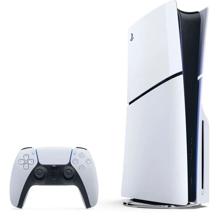Sony CFI-2000A01 Console PS5 Slim 1TB avec Blu-ray et jeu NBA 2K26 inclus - Édition Blanche
