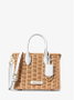 MICHAEL KORS Sac Mirella en mimbre marron 35T4G7ZC5W-OPTIC-WHITE