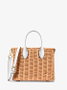MICHAEL KORS Sac Mirella en mimbre marron 35T4G7ZC5W-OPTIC-WHITE