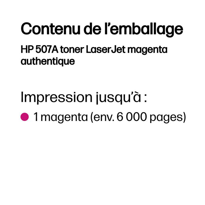 HP 507A Magenta CE403A HP 507A Magenta CE403A