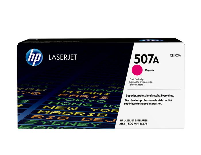 HP Cartouche de toner 507A Magenta (CE403A) HP Cartouche de toner 507A Magenta (CE403A)