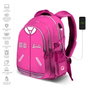 Barbie - Sac à dos Run Plus Fan Varsity - Capacité XXL, compartiments multiples, dos aéré, port USB, repoussant l'eau - Dimensions 44x34x21 cm