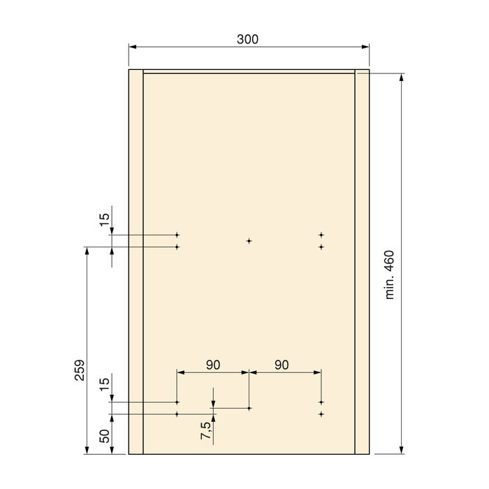 Emuca Poubelle de recyclage Recycle pour cuisine, 35 L, fixation par le bas et extraction manuelle, Plastique gris antracite
