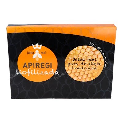 Apiregi Gelée Royale Lyophilisée 14 ampoules de 300 mg