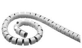 MicroConnect CABLEEATER25G - Gaine de gestion de câbles 25mm, 20m, Gris