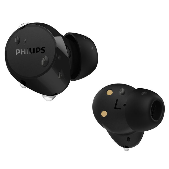 Écouteurs Sans Fil avec Étui de Charge Philips TAT1209BK Noir