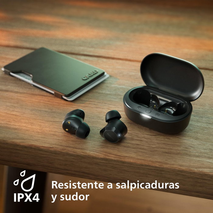 Écouteurs Sans Fil avec Étui de Charge Philips TAT1209BK Noir