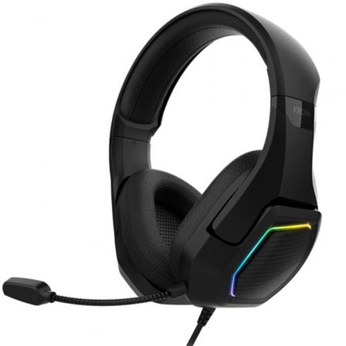 Krom Kopa Casque Gaming 7.1 Virtuel USB Noir