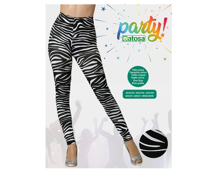 Leggings Blanc Uni Adulte - Pour Déguisement Médical, Astronaute, Personnage de Carnaval et Théâtre