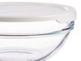Pasabahce Boîte de Conservation Ronde Chefs avec Couvercle Blanc 595 ml Verre et Plastique 14x6x14 cm (Set de 6)