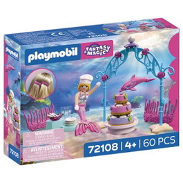 Playmobil 72108 Banquete de Boda Bajo el Mar – Jeu de construction, langue espagnole, dès 4 ans