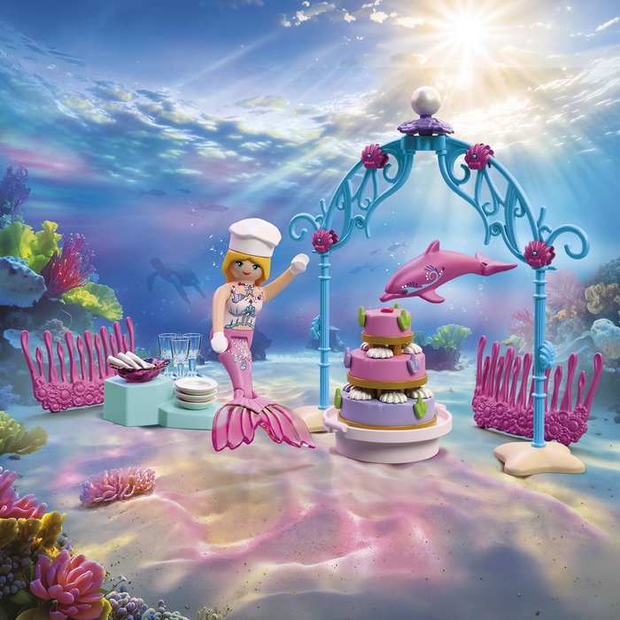 Playmobil 72108 Banquete de Boda Bajo el Mar – Jeu de construction, langue espagnole, dès 4 ans