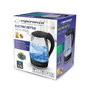 Esperanza Bouilloire Noir verre Plastique 2200 W 1,7 L