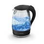 Esperanza Bouilloire Noir verre Plastique 2200 W 1,7 L