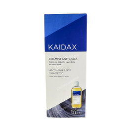 Kaidax - Shampooing Traitant Anti-Chute de Cheveux 500 ml - Pour cheveux fragiles, sans vitalité - Favorise la repousse - Formule enrichie
