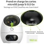 Beans View BEANS VIEW D220 Dual 2K Caméra de surveillance intérieure WiFi
