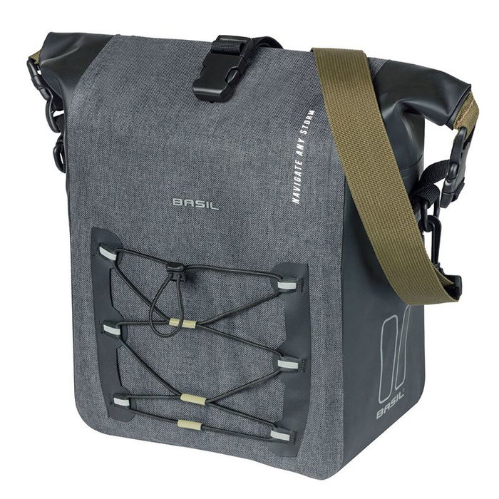 Basil sacoche Navigator Storm M 12-15 l Mik Polies.Ne