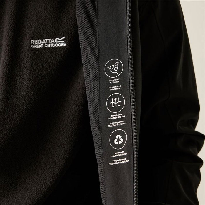 Veste de Sport pour Homme Regatta Birchdale II Noir XL