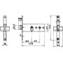 LINCE Serrure 5577 Ln/60 mm