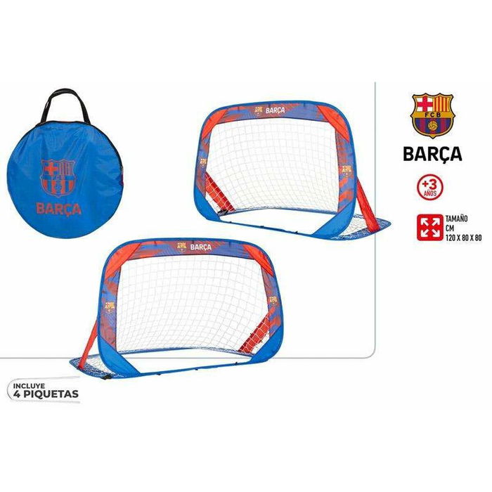 Cage à Foot F.C. Barcelona 120 x 80 x 80 cm (2 Unités)