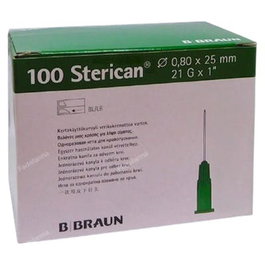 HERBI FEET Aiguilles Sterican Verte 25x8 mm (100 unités)
