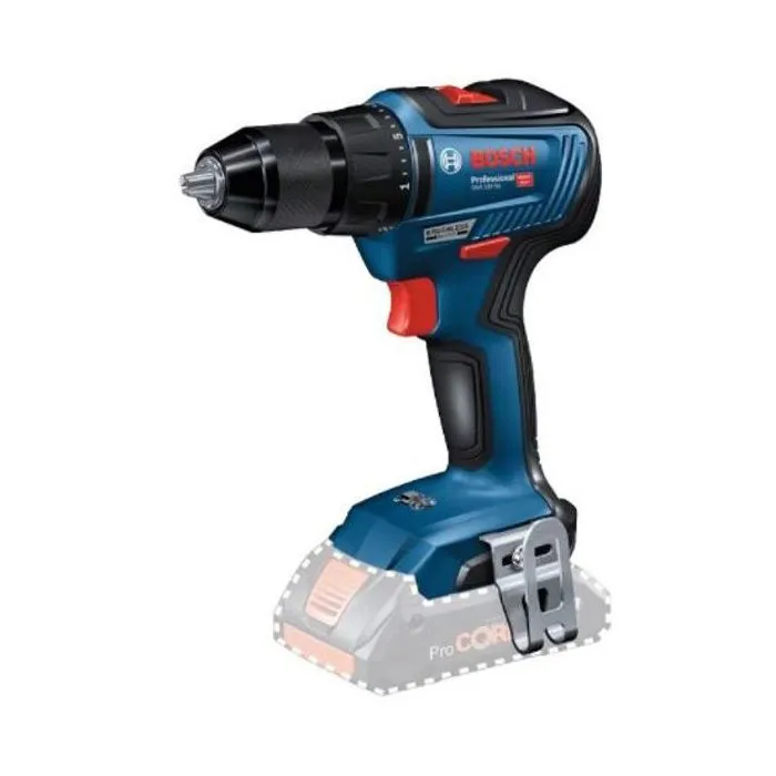 Bosch Professional - Perceuse-visseuse à percussion sans fil 18V GSR 18V-55, 55 Nm, mandrin métallique 13 mm, coffret L-BOXX - 06019H5203
