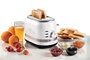 Ariete 149/01 Toaster Moderne 2 Fentes Blanc avec Pinces, 6 Niveaux de Dorure, Fonctions Décongélation et Réchauffage
