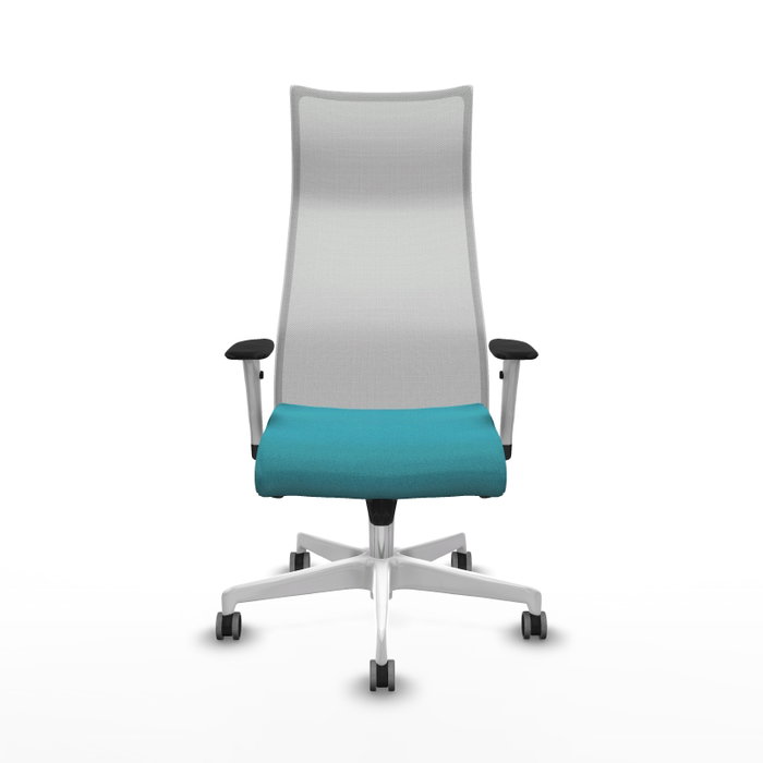 Piqueras y Crespo Chaise de Bureau Albacete Turquoise et Blanc Piqueras y Crespo Chaise de Bureau Albacete Turquoise et Blanc