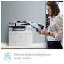 HP Imprimante multifonction couleur Laser - Impression jusqu'à 27 ppm, copie, scan, fax, recto-verso, écran TFT, USB - Format A4, résolution 600 x 600 ppp
