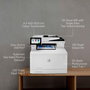 HP Imprimante multifonction couleur Laser - Impression jusqu'à 27 ppm, copie, scan, fax, recto-verso, écran TFT, USB - Format A4, résolution 600 x 600 ppp