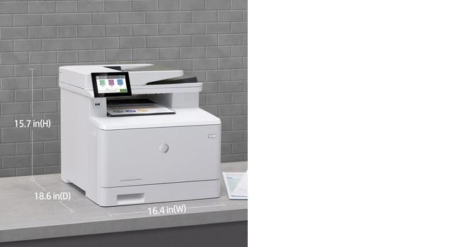 HP Imprimante multifonction couleur Laser - Impression jusqu'à 27 ppm, copie, scan, fax, recto-verso, écran TFT, USB - Format A4, résolution 600 x 600 ppp