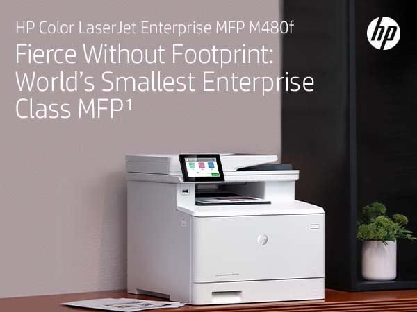 HP Imprimante multifonction couleur Laser - Impression jusqu'à 27 ppm, copie, scan, fax, recto-verso, écran TFT, USB - Format A4, résolution 600 x 600 ppp