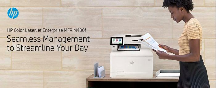 HP Imprimante multifonction couleur Laser - Impression jusqu'à 27 ppm, copie, scan, fax, recto-verso, écran TFT, USB - Format A4, résolution 600 x 600 ppp