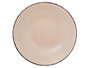 VESSIA Plat creux relief beige 20cm