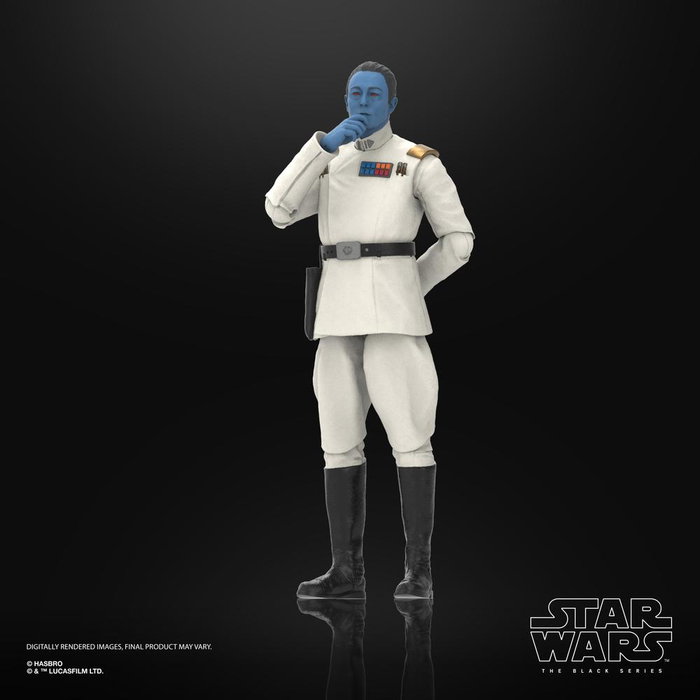 Hasbro Star Wars The Black Series Figurine Grand Amiral Thrawn 15 cm – À partir de 4 ans