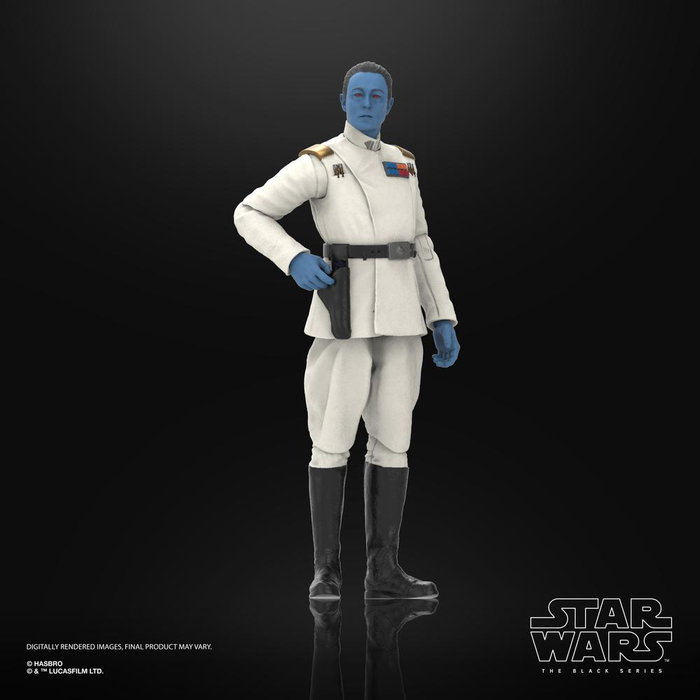 Hasbro Star Wars The Black Series Figurine Grand Amiral Thrawn 15 cm – À partir de 4 ans