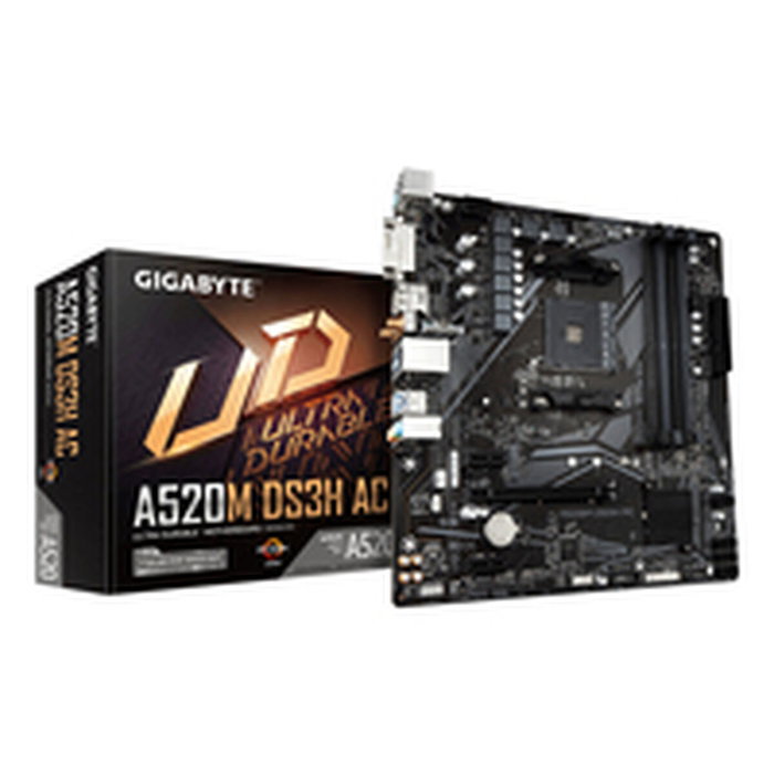 Carte Mère Gigabyte A520M DS3H AC AMD A520 AMD AM4