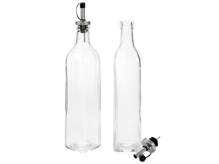 Vivalto Set Huilier Vinaigrier Verre 500 ml 12x31x6 cm Transparent (Set de 12) Vivalto Set Huilier Vinaigrier Verre 500 ml 12x31x6 cm Transparent (Set de 12)